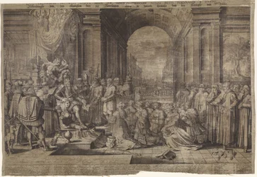 Tyrania Alva Obraz nędznego stanu Niderlandów pod okrutną tyranią księcia Alby (tytuł na obiekcie) Delineatio deplorati status belgia sub immensa tyrannide Albani ducis Fernandi a Toledo (tytuł przedmiotu)