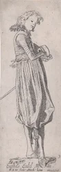 Szlachcic angielski, szlachta różnych krajów, tabl. 3, ca. 1615.