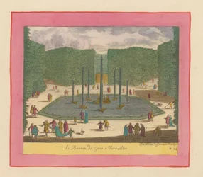 Becken und Brunnen der Ceres in den Gärten von Versailles
