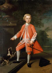 Portret chłopca (olej na płótnie)