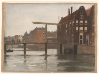 Widok na Uilenburg w Amsterdamie