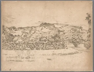 Widok na wulkan De Kloet, Gambar