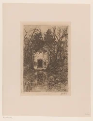 Zrujnuj w stawie Ruiny nad stawem (Lage Vuursche) (tytuł oryginalny)