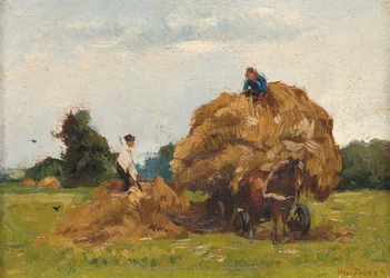 Wóz z sianem