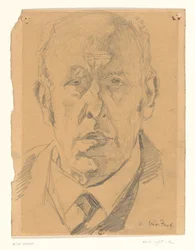 Portret mężczyzny, od frontu