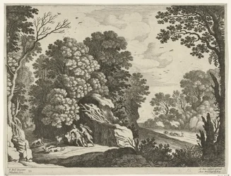 Cephalus i Procris Włoskie pejzaże (tytuł serii)