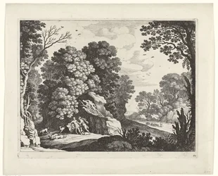 Cephalus i Procris Włoskie pejzaże (tytuł serii)