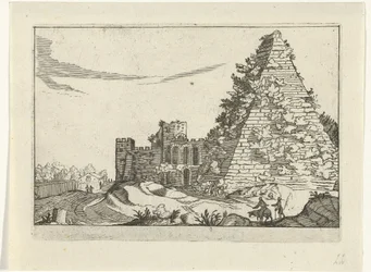 Piramide van Gaius Cestius Ruiny rzymskie (seria 2) (tytuł serii)