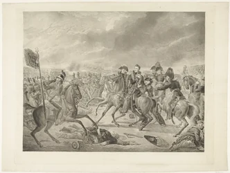 Książę Orange w bitwie pod Waterloo, 1815