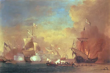 Piraci z Barbary atakują hiszpański statek