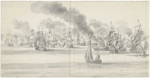 Bitwa pod Katwijk (lewa strona), 1653