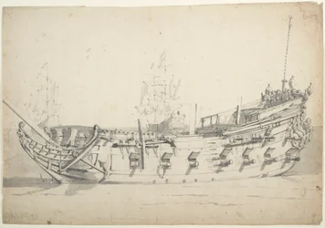 Portret "Wulpenburg Amsterdam", ok. 1659 (grafit, szare pranie)