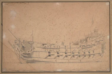 "Nagroda za zabawę", ok. 1689 (grafit, szare pranie)