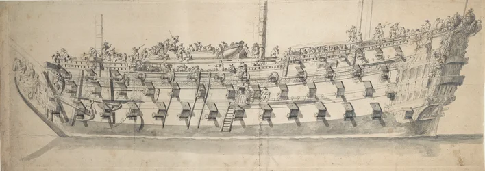 Portret "Neptuna", ok. 1685 r. (rysunek)