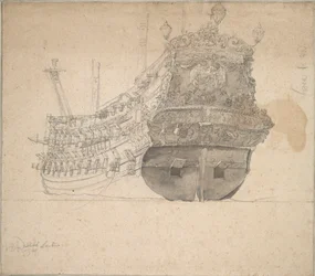 Portret "Schielanda", ok. 1666 (grafit, szary pył)