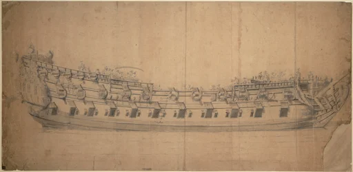 Portret "Tygrysa" (1647), ok. 1681 (grafit, szara farba)