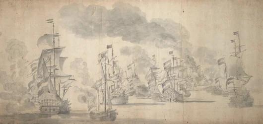 Bitwa pod Solebay, 28 maja-7 czerwca 1672 r. (grafit)