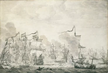 Bitwa nad Sundem, 29 października - 8 listopada 1658 r., ok. 1660 r. (obraz olejny)