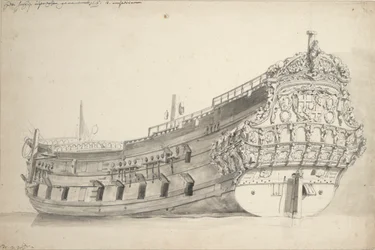 Portret "Provincie van Utrecht". Zbudowany w 1663 roku. Ostatnia wzmianka z 1696 r., ok. 1665 r. (grafit, szary pył)