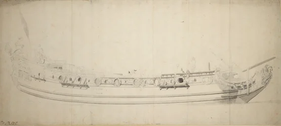 Portret "Saudadoes", ok. 1676 (grafit, szare pranie)