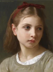 Portret małej dziewczynki