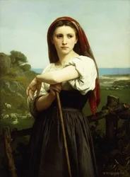 Młoda Pasterka; Jeune Bergere, 1868 r.
