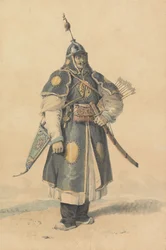 Portret chińskiego żołnierza