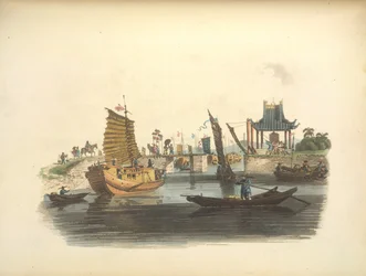 Statki przepływające przez śluzę