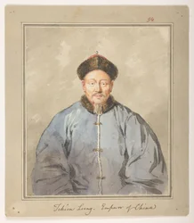 WD 959 sekcja 1 f.94, Chien Lung, cesarz Chin, ok. 1793. Portret cesarza Chin Ch