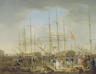 Hussars zaokrętowanie w Deptford