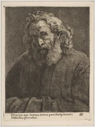 Stary człowiek z długą brodą, 1761.