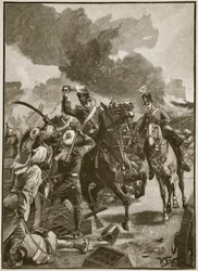Thackwell w Sobraon, 1846, ilustracja z "Cassell