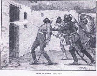 The death of Hodson 1858 AD