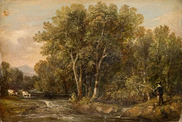 Zalesiony krajobraz, 1851.