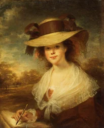 Portret Lady Beechley, żony artysty,