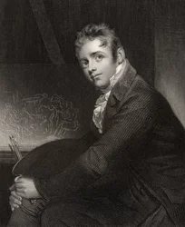 Sir David Wilkie, rycina H. Robinson, z „Narodowej Galerii Portretów, tom V”, wydana ok. 1835