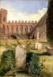 Grób Keatsa, 1873
