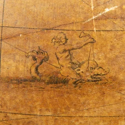 Wczesna angielska kula ziemska, c.1673