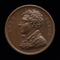 Lord Byron, 1788-1824, Poeta [awers], 1824.