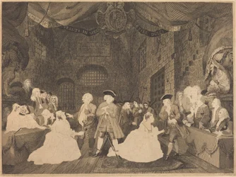 Opera żebraka, akt III, 17881790.
