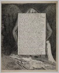 Ilustracja z książki "Vala, The Four Zoas" autorstwa Williama Blake