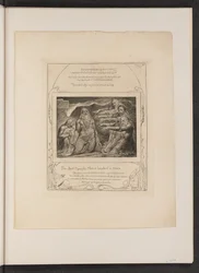 Hiob skarcony przez swoich przyjaciół, 1825.