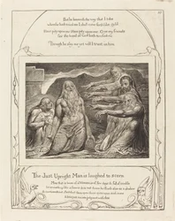 Hiob skarcony przez swoich przyjaciół, 1825.