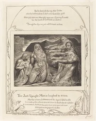 Hiob skarcony przez swoich przyjaciół, 1825.
