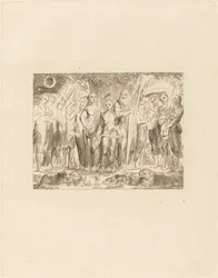 Hiob i jego rodzina przywrócona do dobrobytu, 1825.