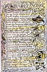 P.124-1950.pt15 A Cradle Song: płyta 15 z Pieśni o niewinności i doświadczeniu (kopia R) c.1802-08 (akwaforta, tusz i akwarela)