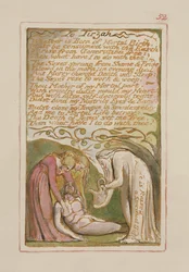P.125-1950.pt52 Do Tirzah: płyta 52 z Pieśni o niewinności i doświadczeniu (kopia AA) c.1815-26 (akwaforta, tusz i wc)