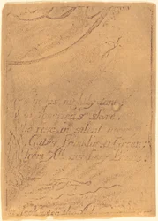 Restrike z fragmentu anulowanej płyty do A Prophecy, 1793.