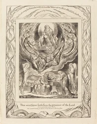 Szatan wychodzący z obecności Pana, 1825.