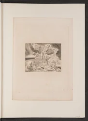 Szatan bijący Hioba wrzodami, 1825.